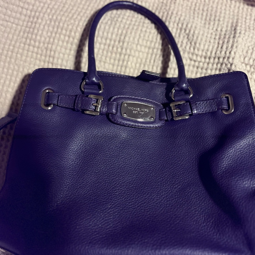 Micheal Kors Purple Leather Purse